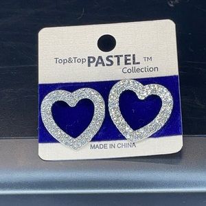 Silver Hearts Of Bling